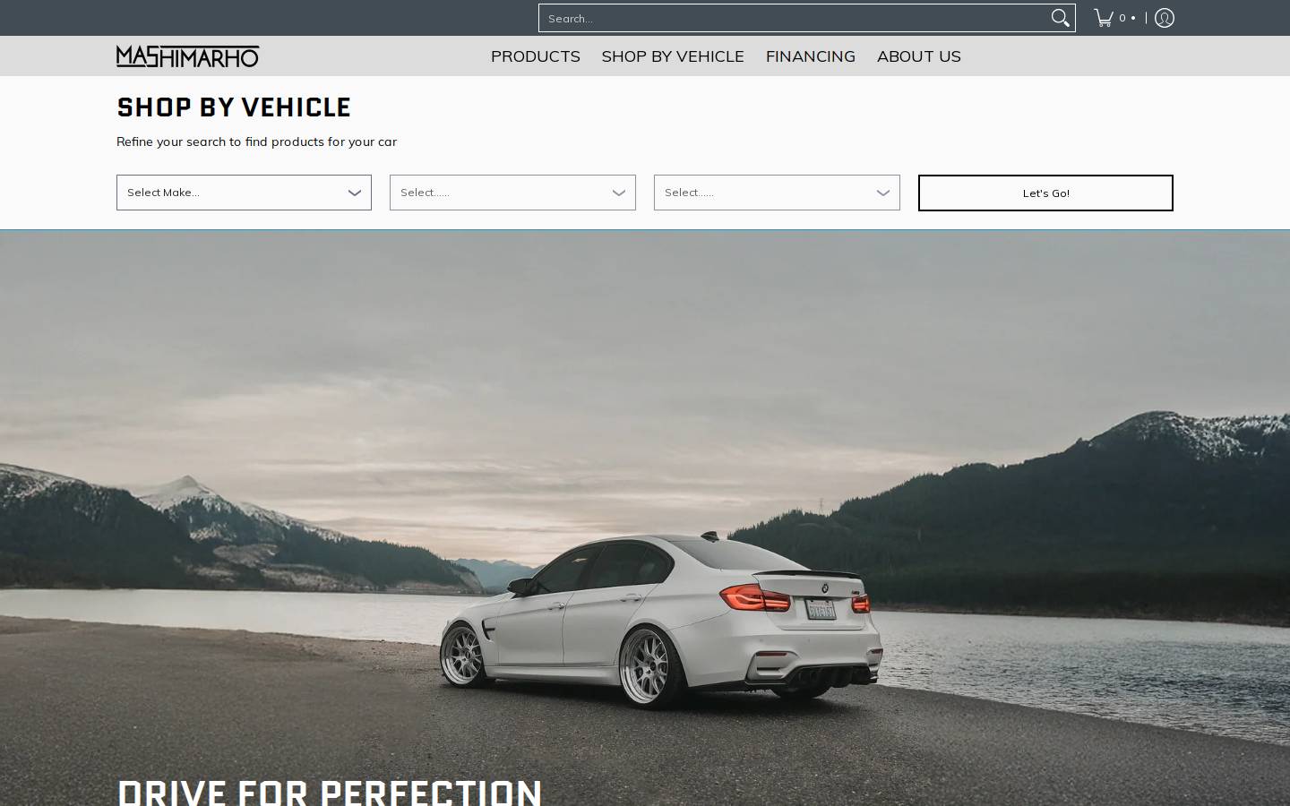 Mashimarho homepage screenshot