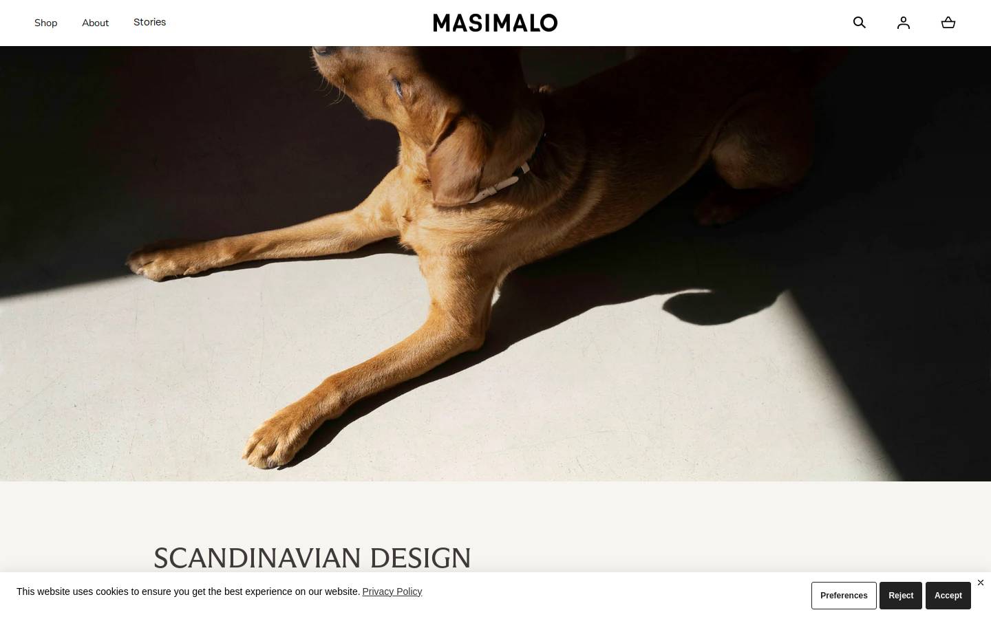 masimalo.com homepage screenshot