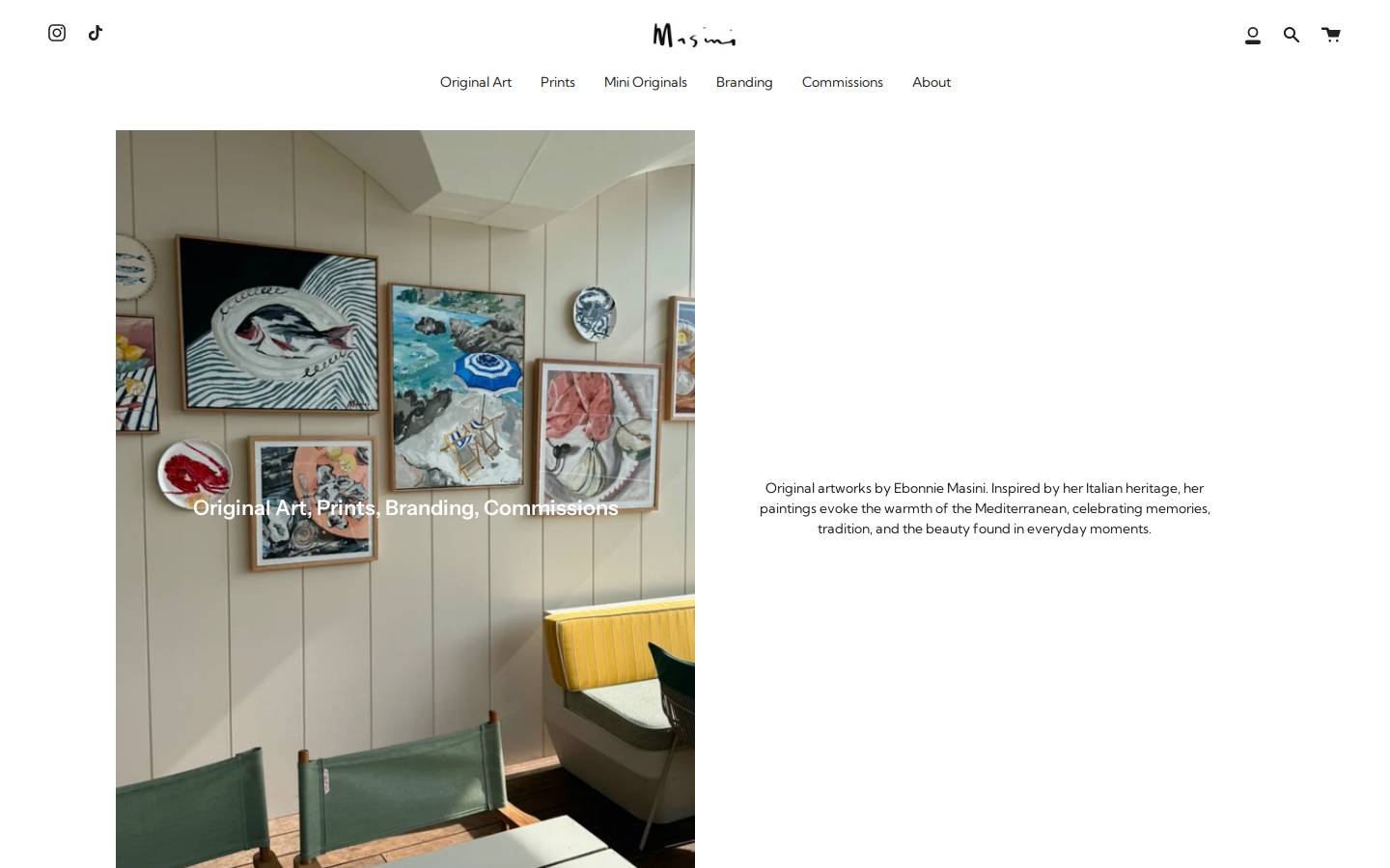 masinisleepwear.com homepage screenshot