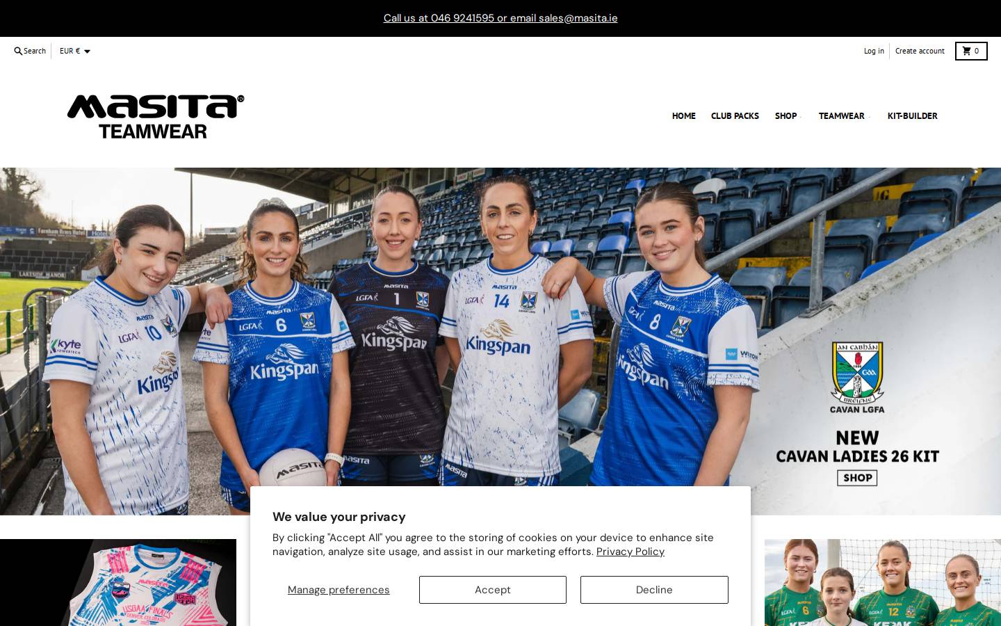 Masita homepage screenshot