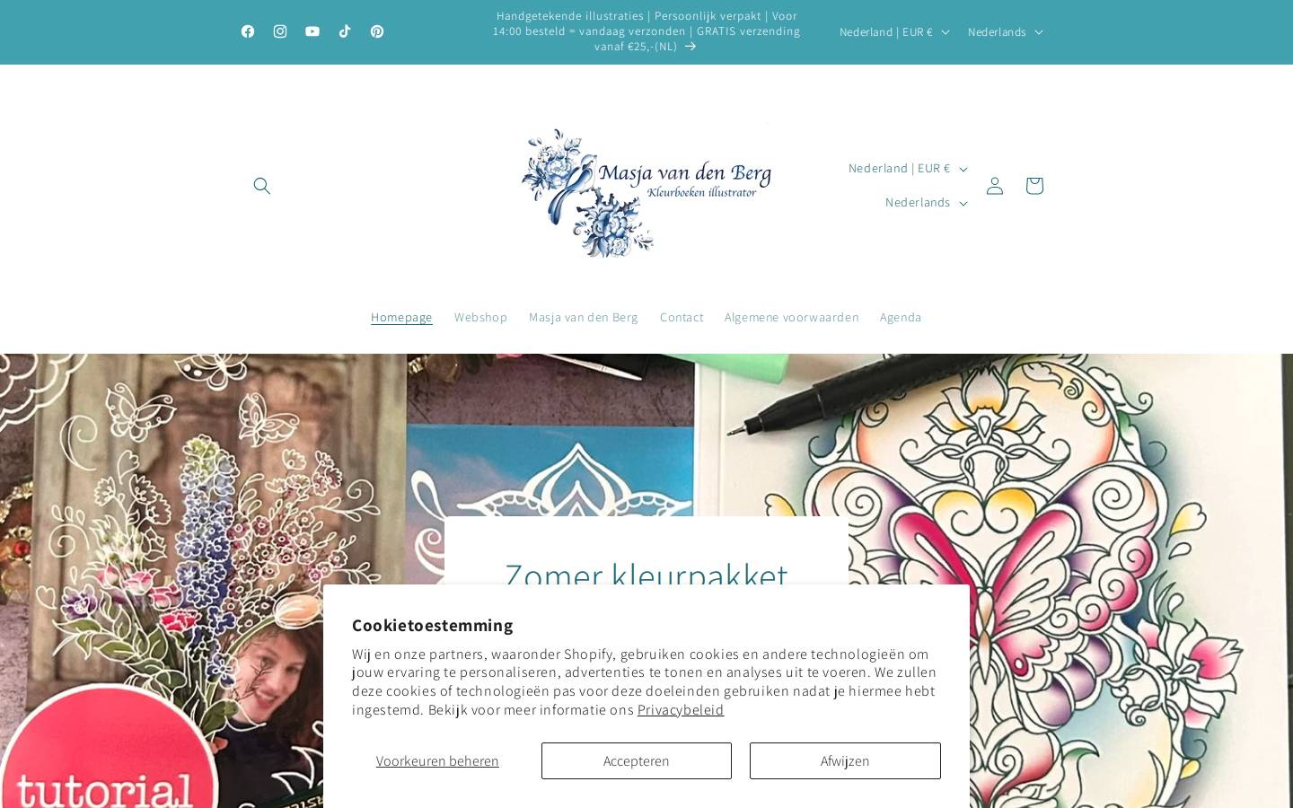 masjavandenberg.nl homepage screenshot