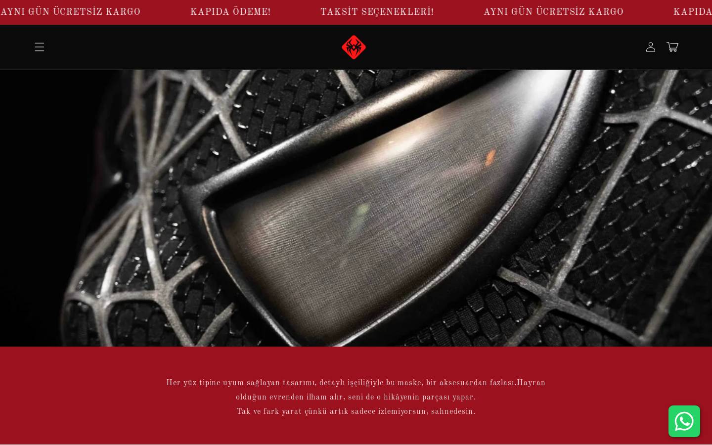 maskedverse.com homepage screenshot