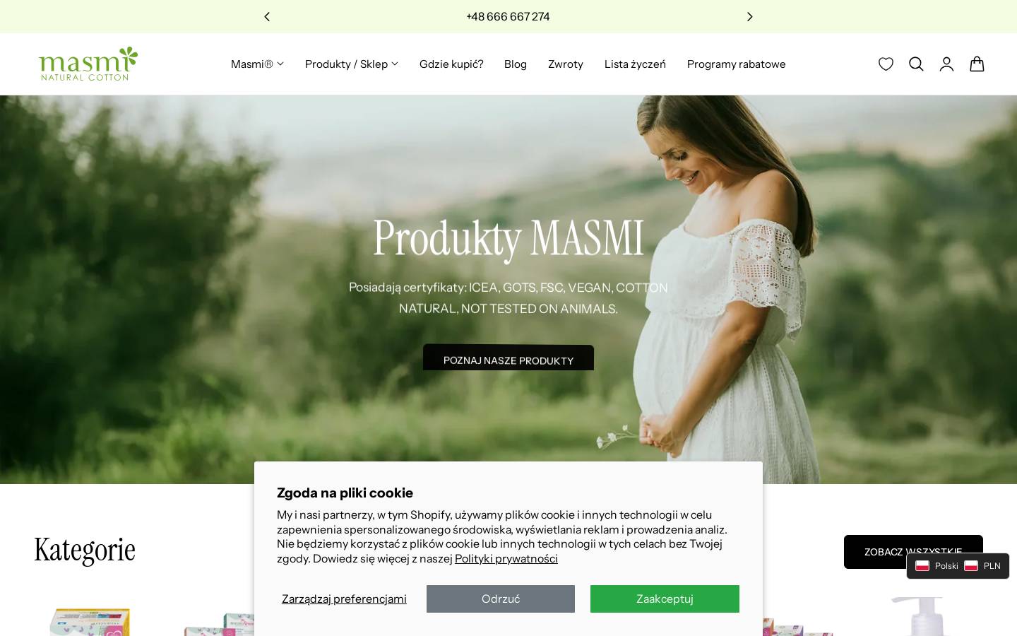 masmi.com.pl homepage screenshot