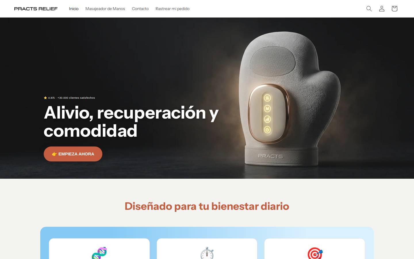 masomanos.com homepage screenshot