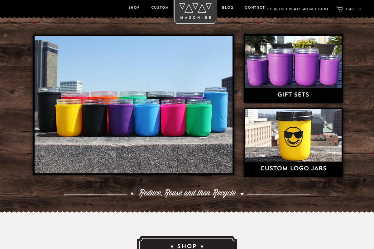 mason-re.com homepage screenshot