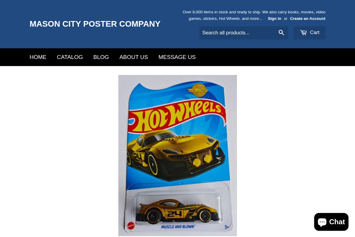 Mason City Poster Company homepage screenshot