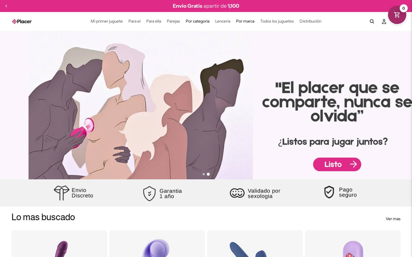 masplacer.mx homepage screenshot