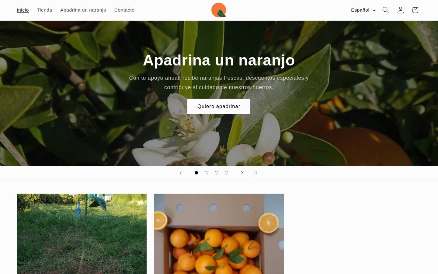 masquenaranjas.com homepage screenshot