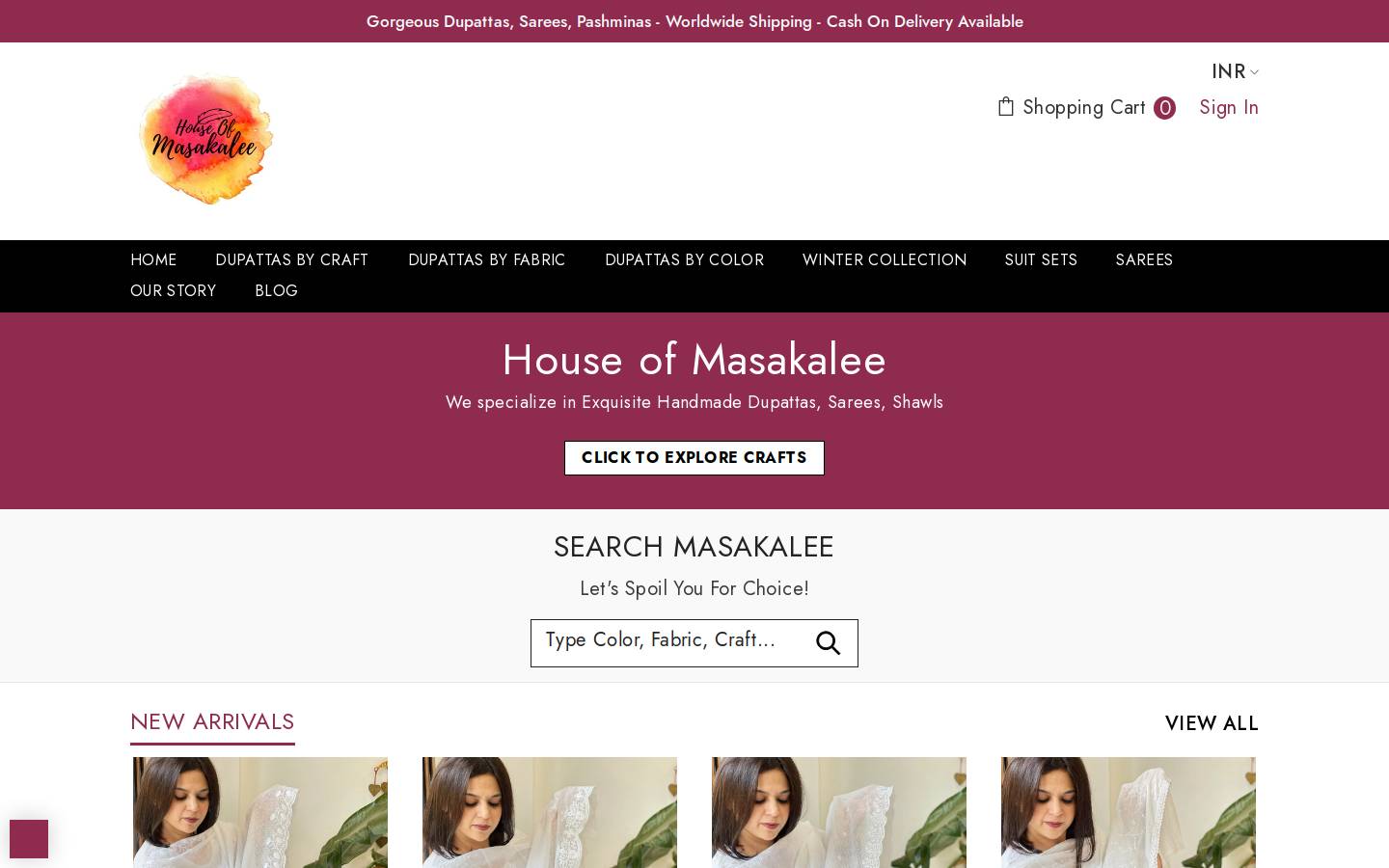 massakali.in homepage screenshot