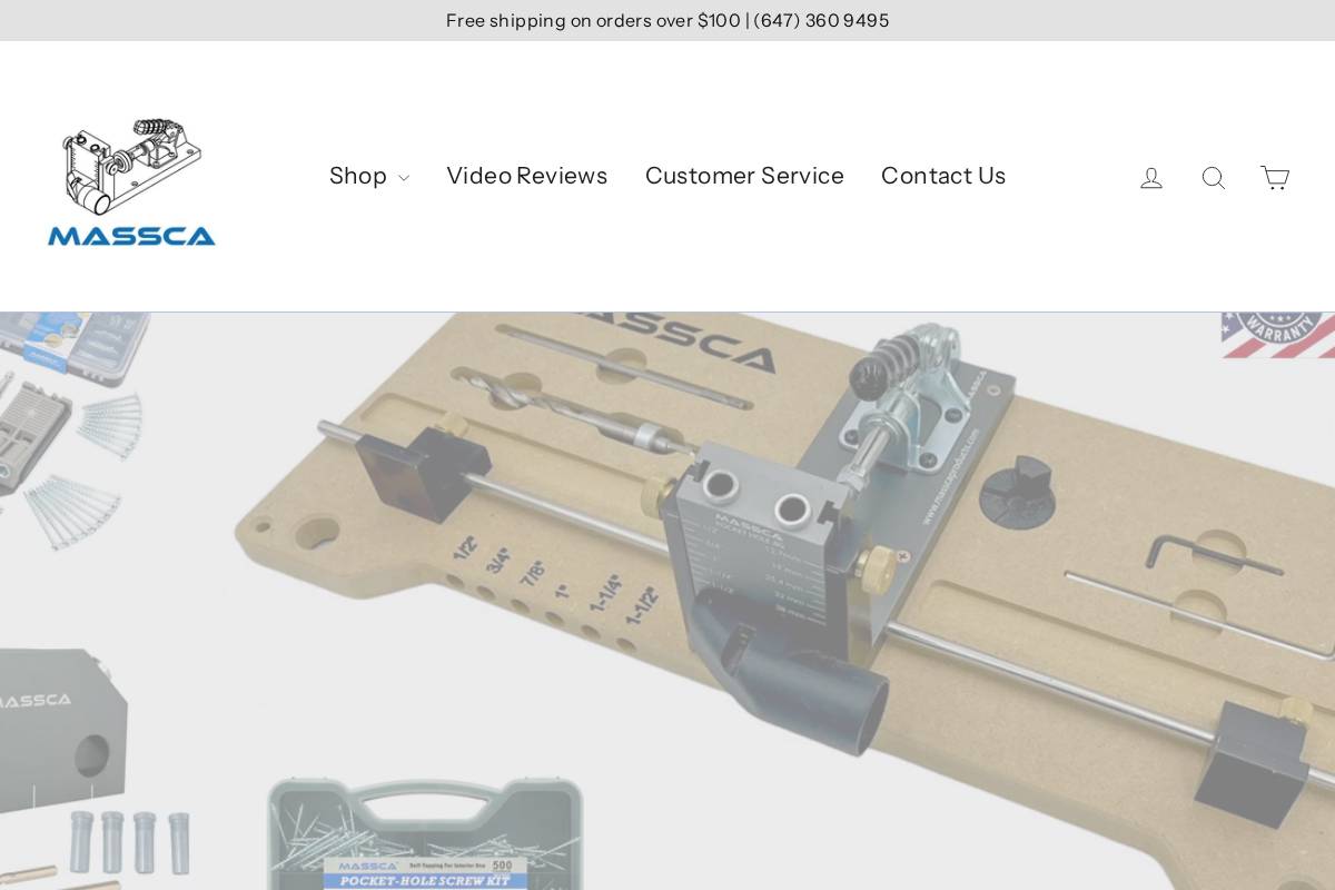 masscaproducts.ca homepage screenshot