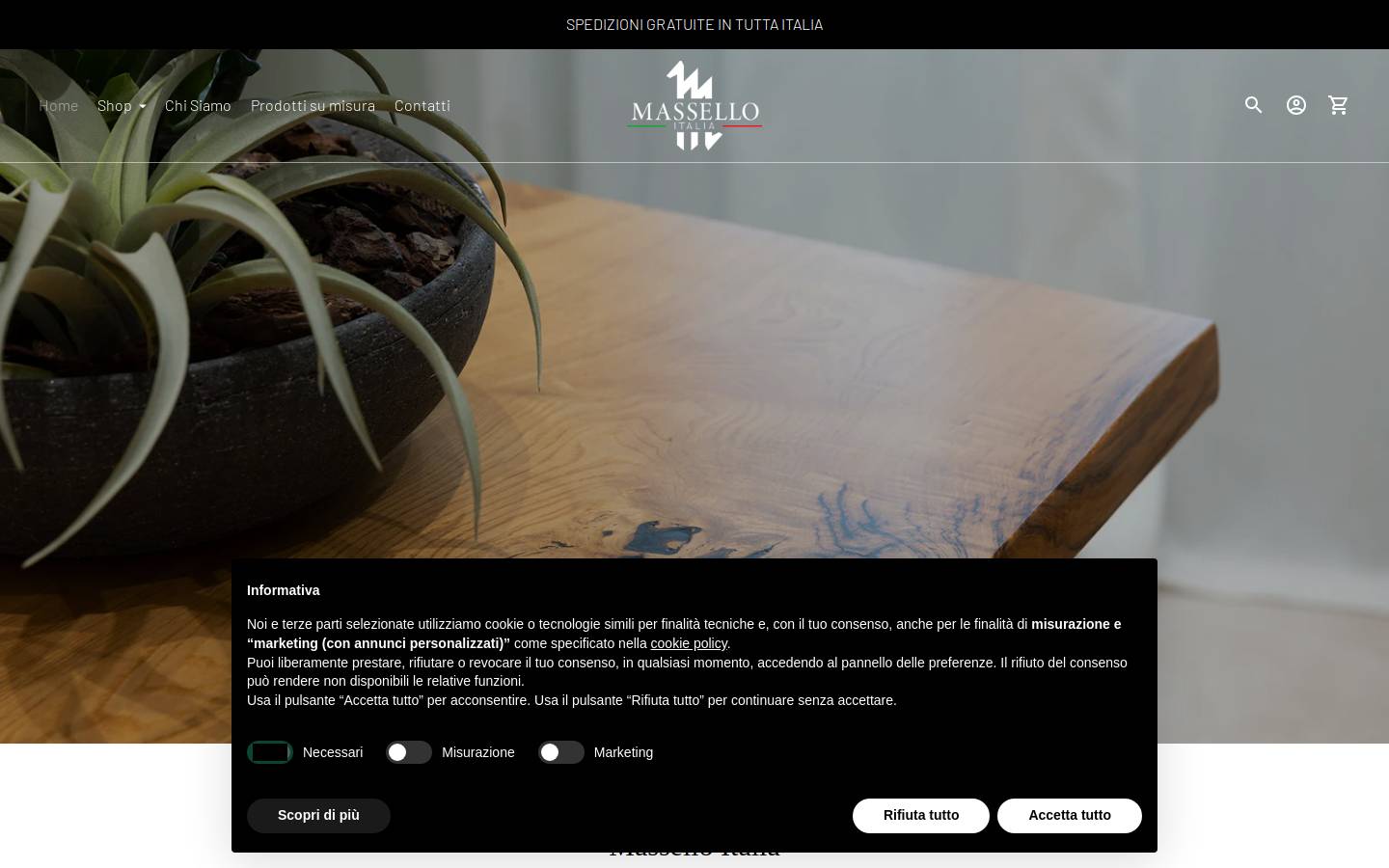 masselloitalia.it homepage screenshot