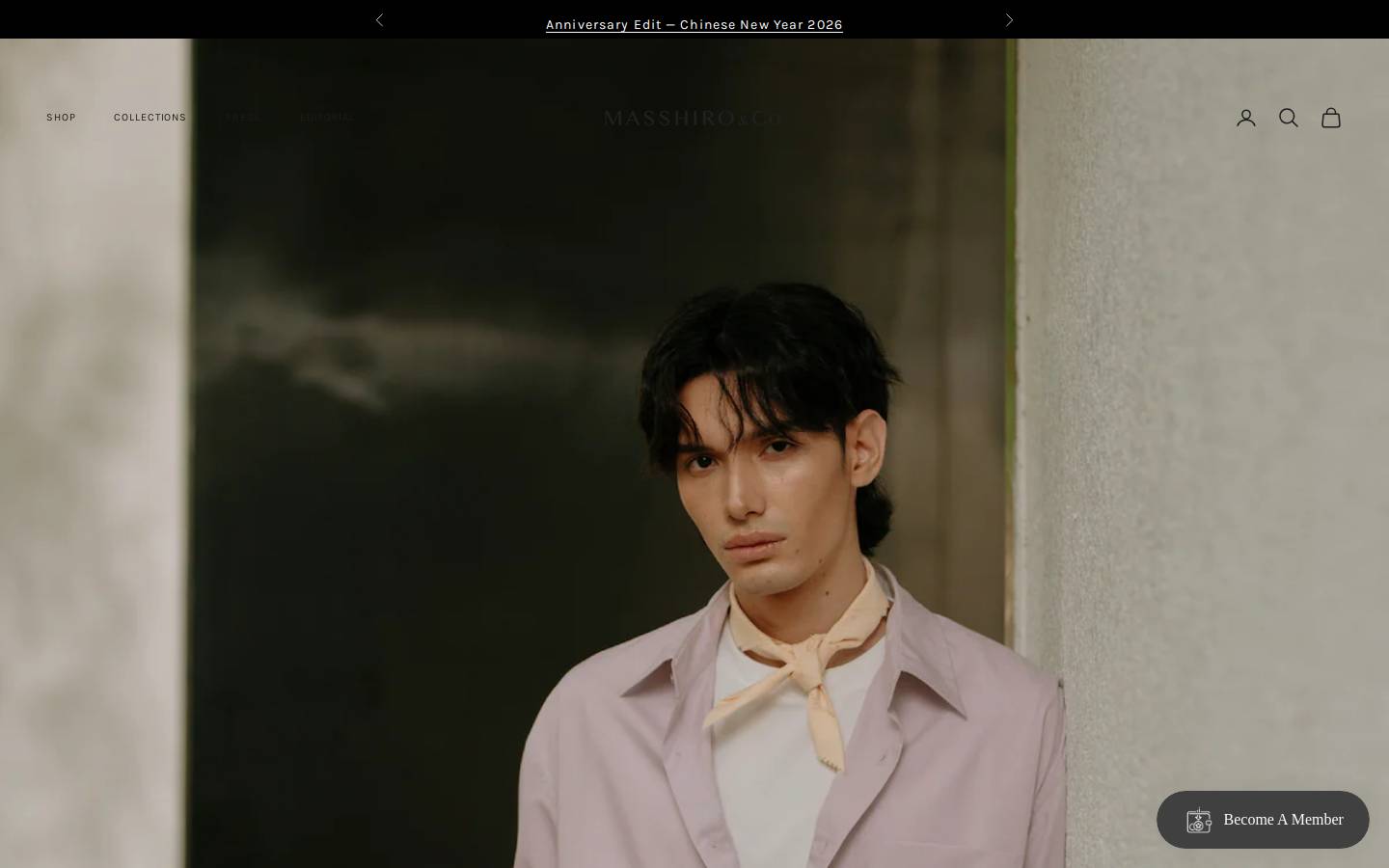 masshiroandco.com homepage screenshot