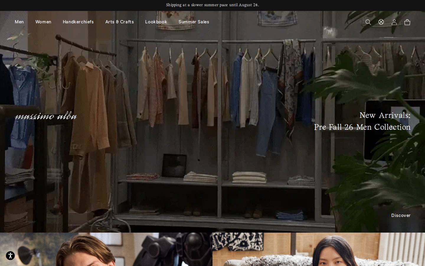 massimoalba.com homepage screenshot
