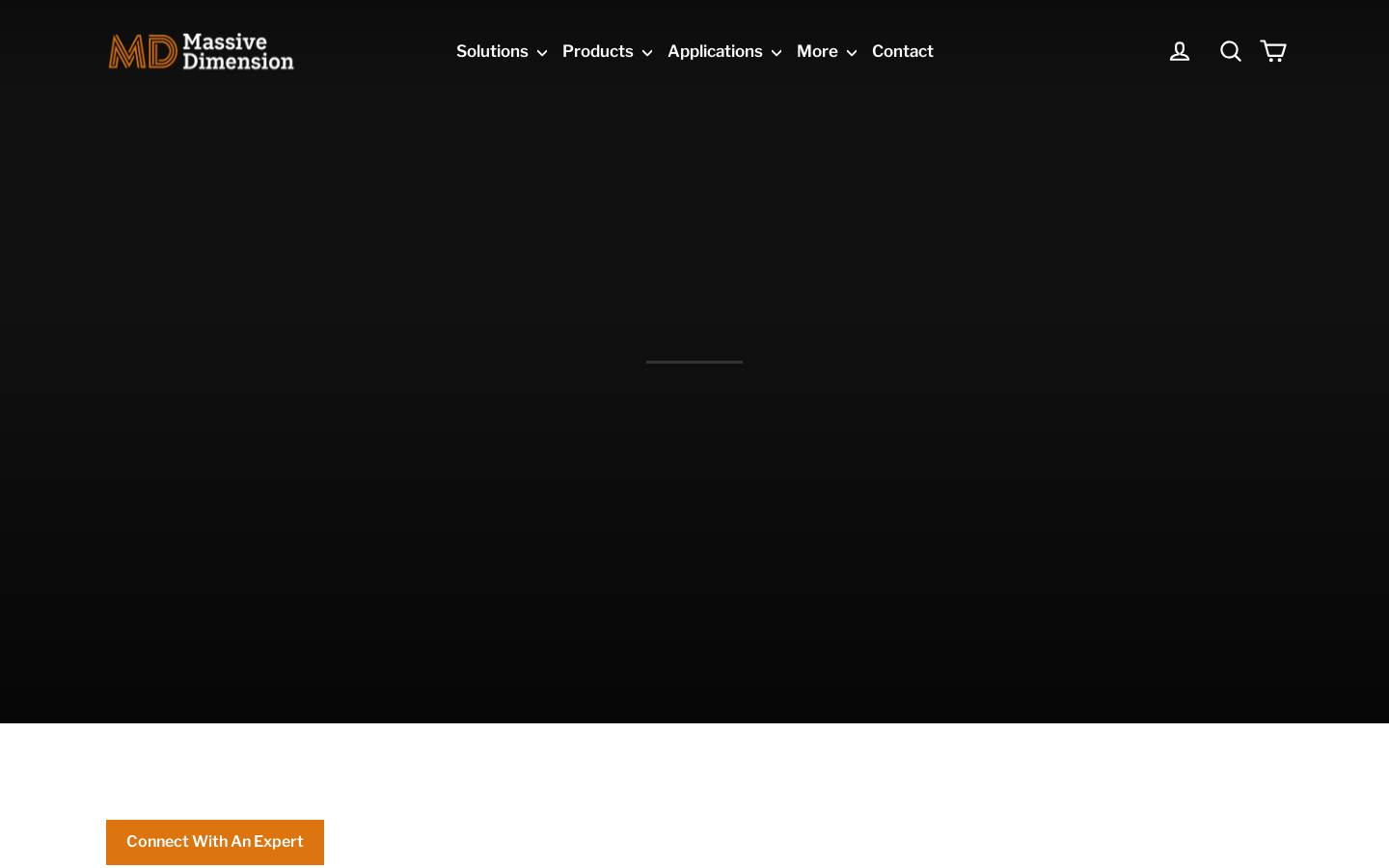 massivedimension.com homepage screenshot