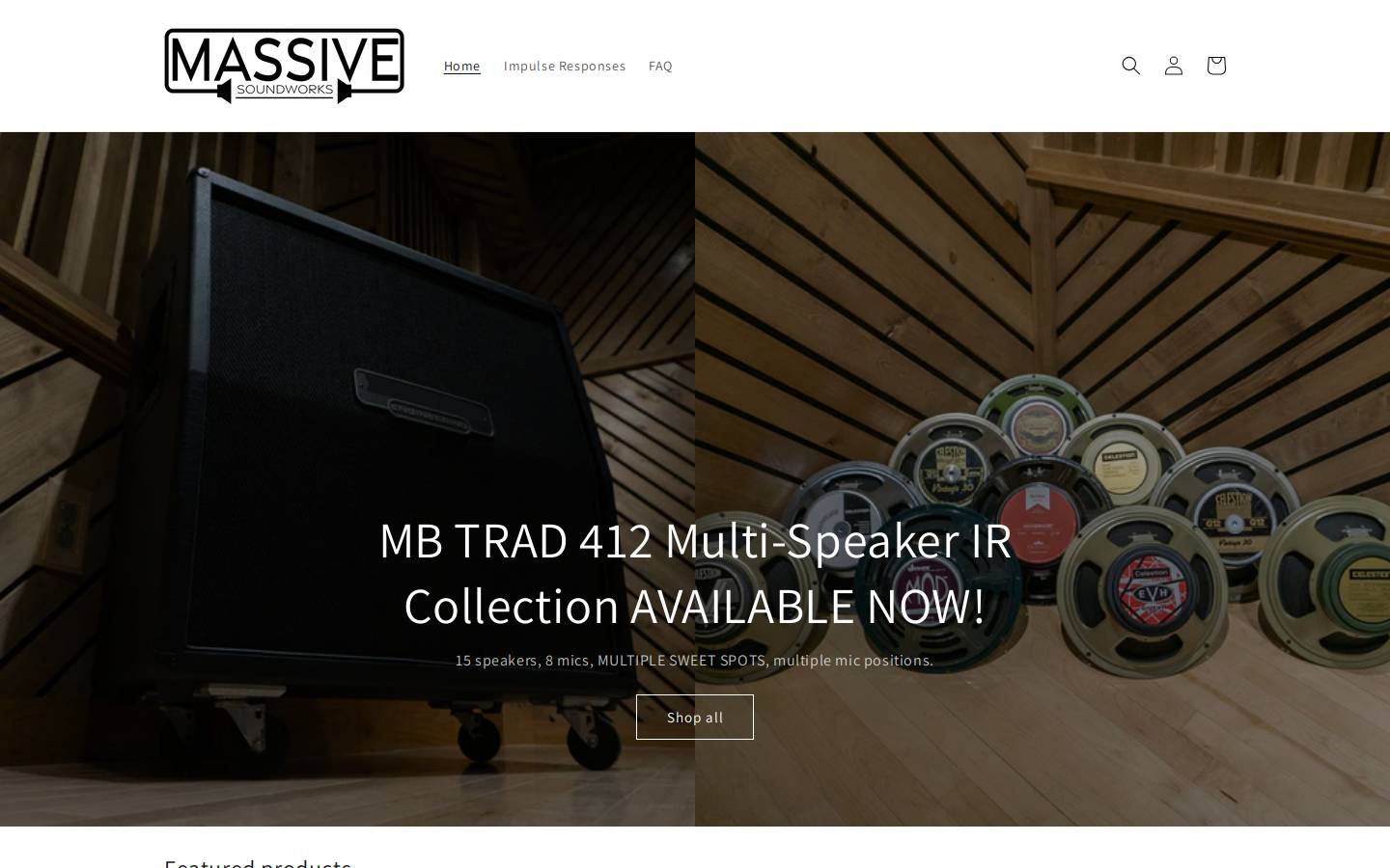 massivesoundworks.com homepage screenshot