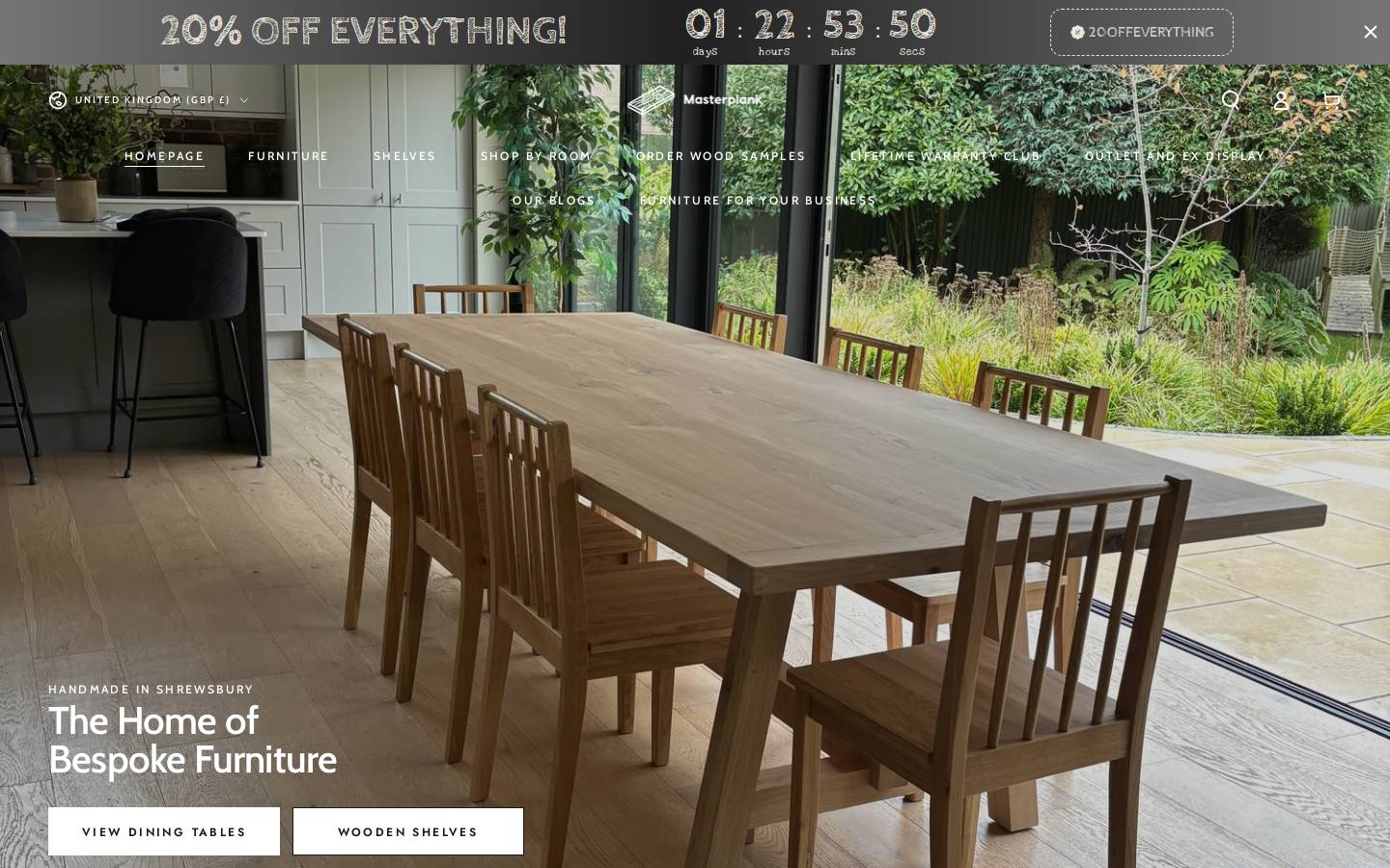 masterplankuk.com homepage screenshot