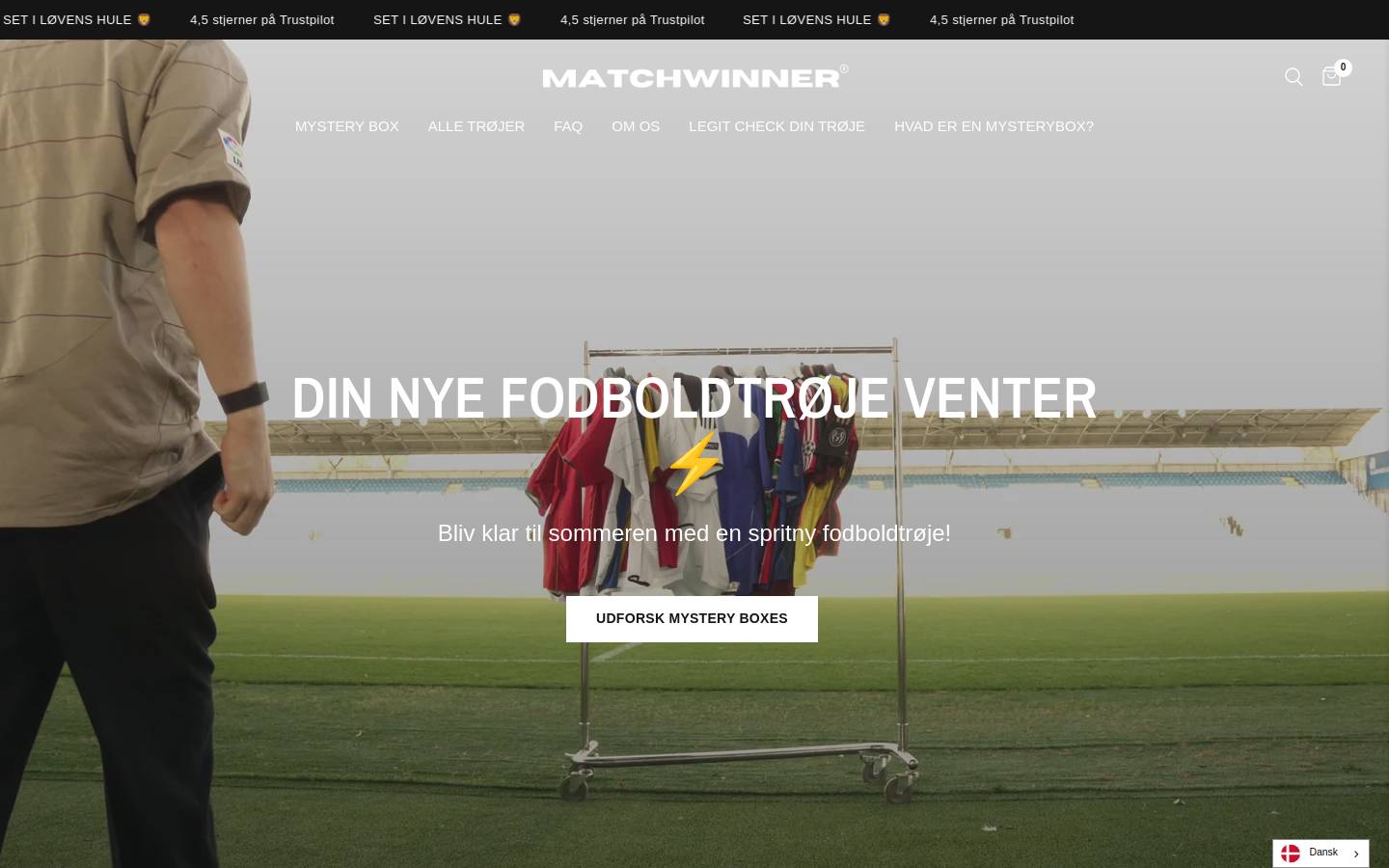 Matchwinner homepage screenshot