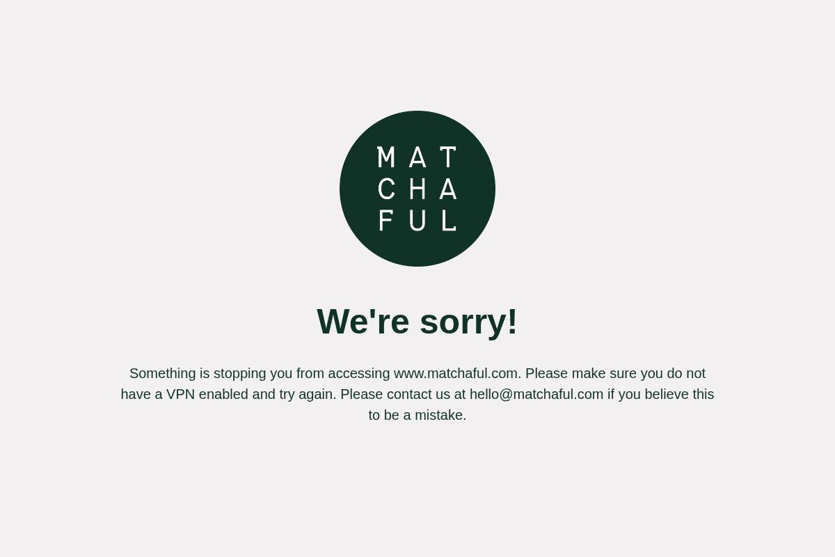 matchaful.com homepage screenshot