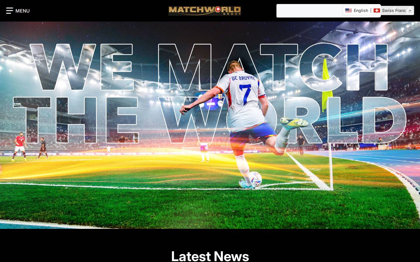 matchworldgroup.com homepage screenshot
