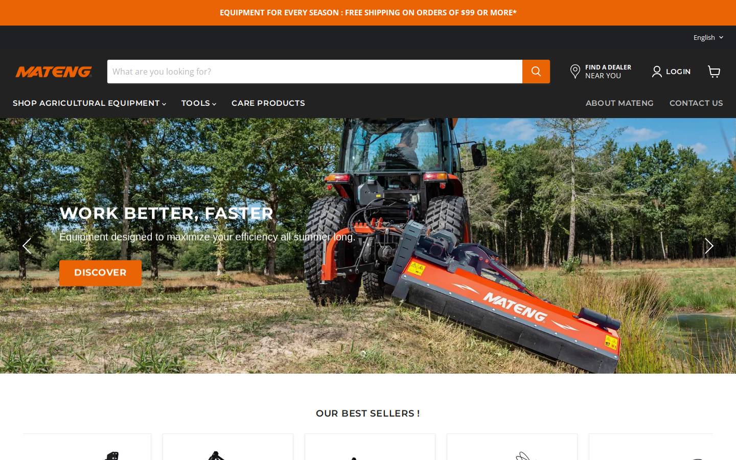 mateng.ca homepage screenshot