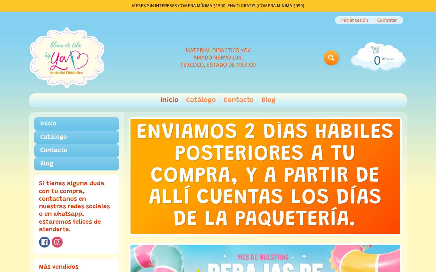 materialdidacticoyov.com homepage screenshot