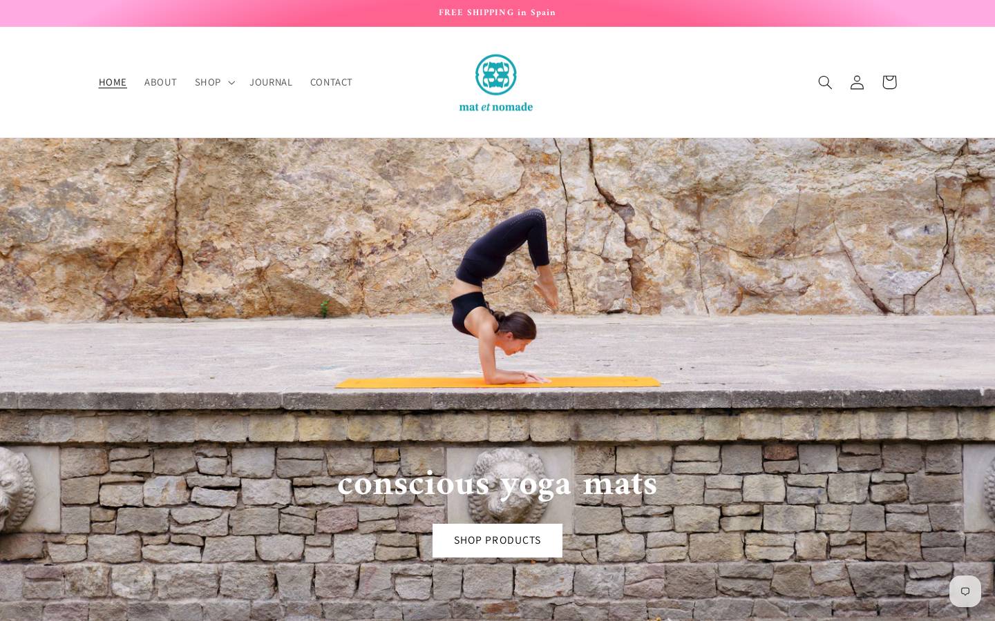 matetnomade.com homepage screenshot