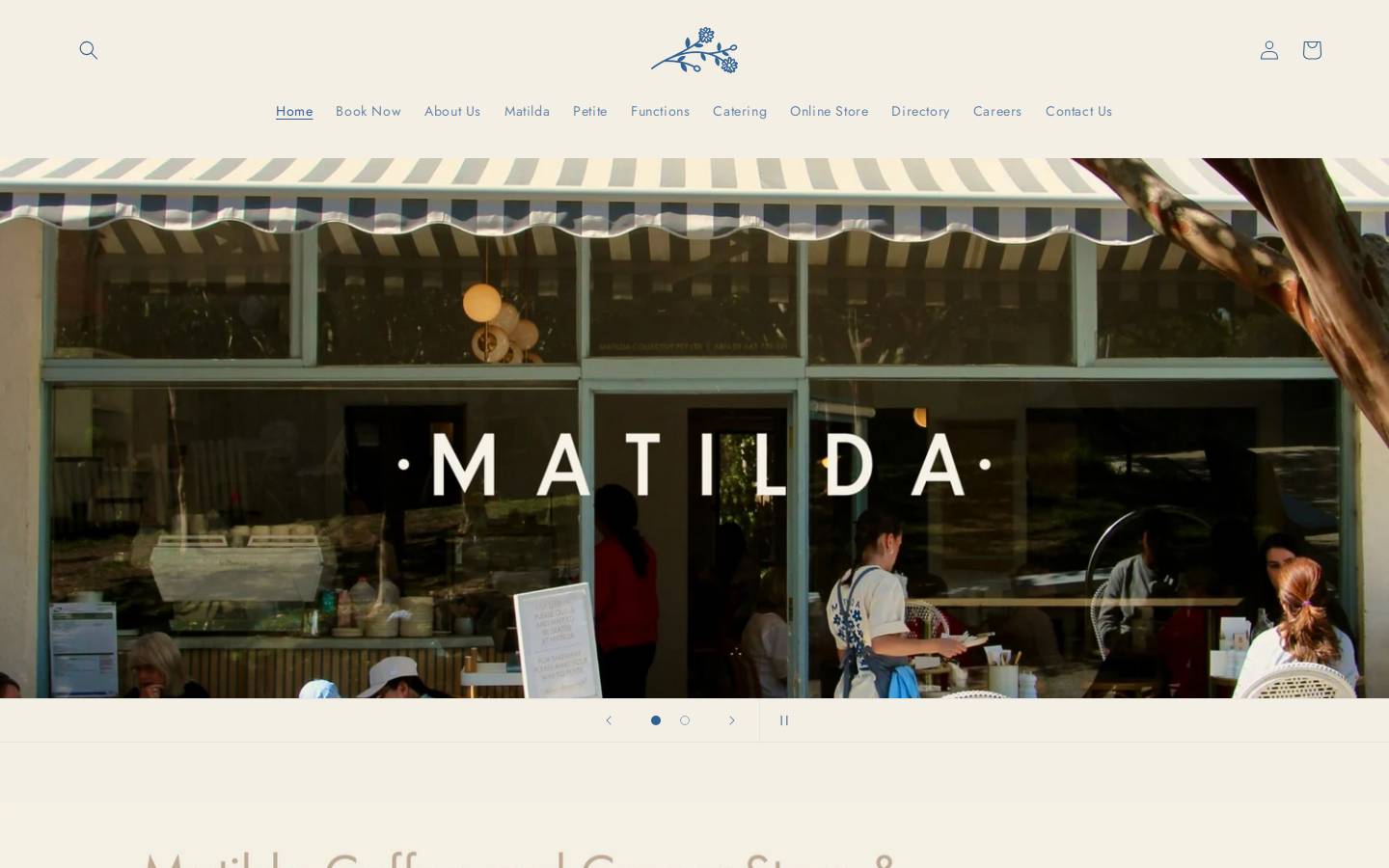 matildamontalbert.com homepage screenshot