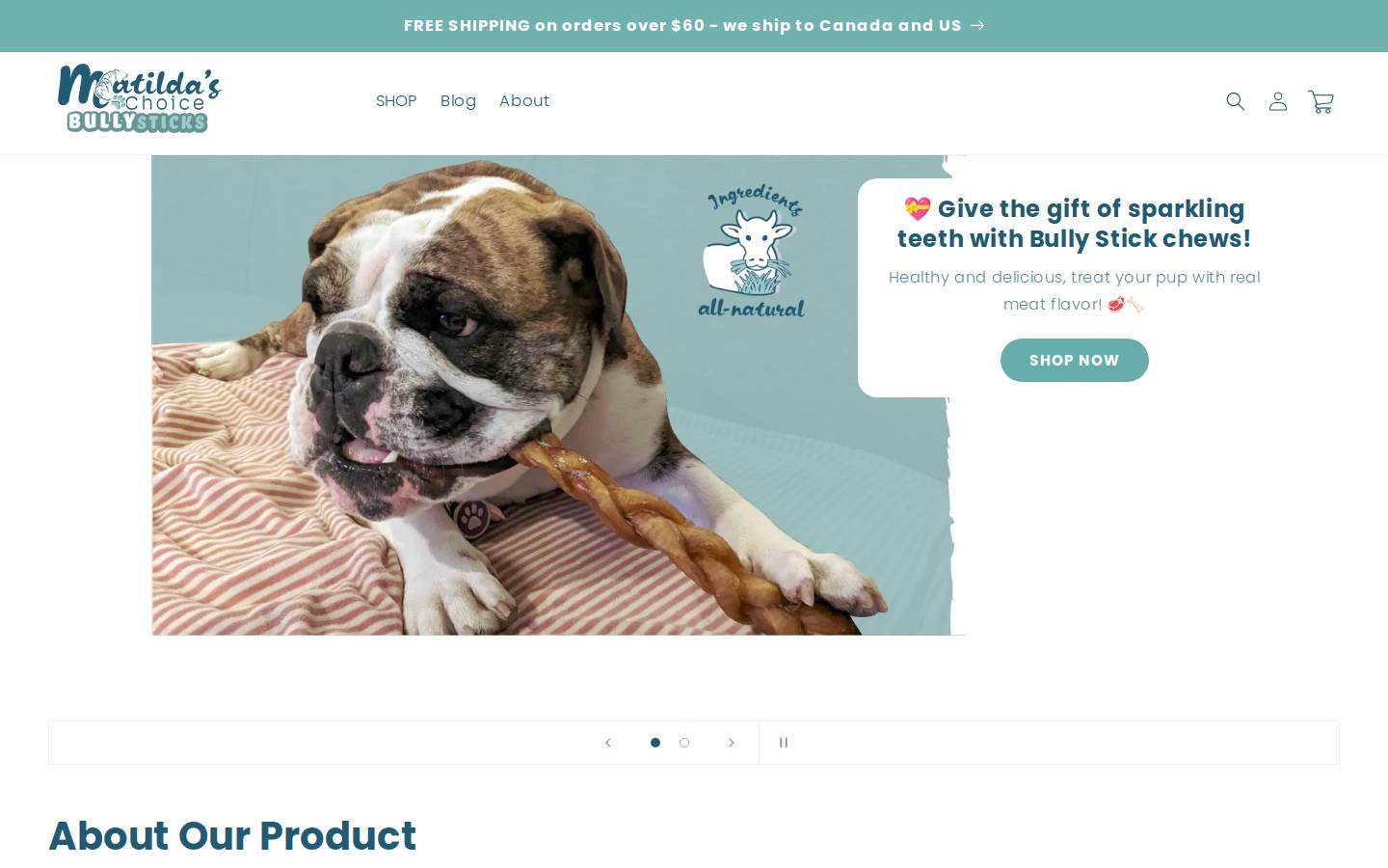 matildaschoice.com homepage screenshot