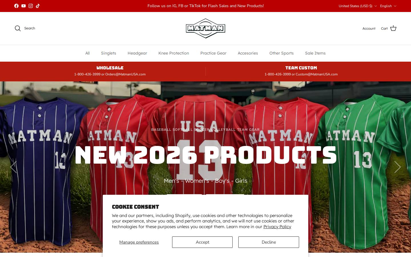 matmanusa.com homepage screenshot