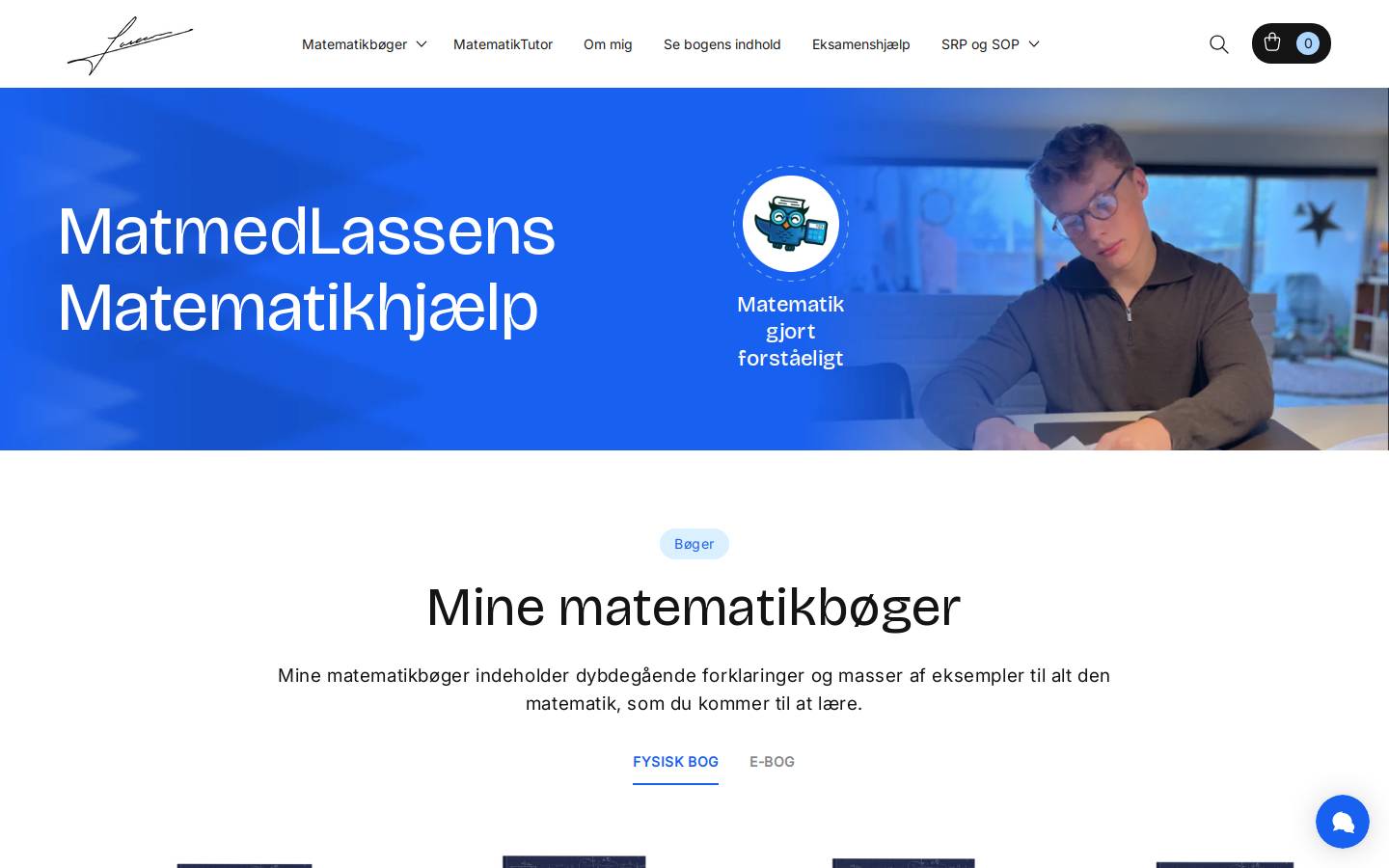 Matmedlassen homepage screenshot