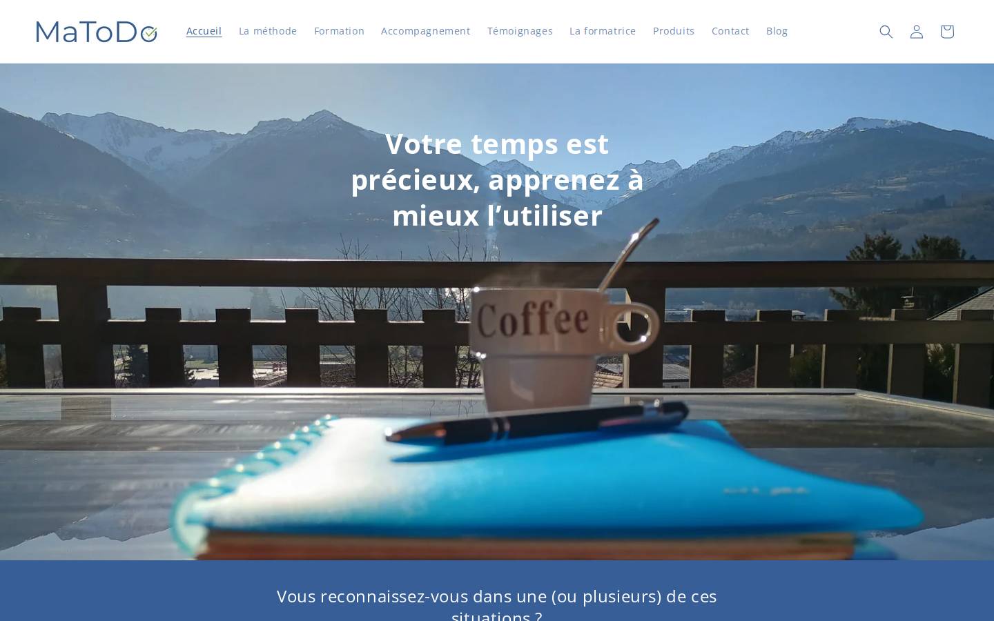 matodo.be homepage screenshot