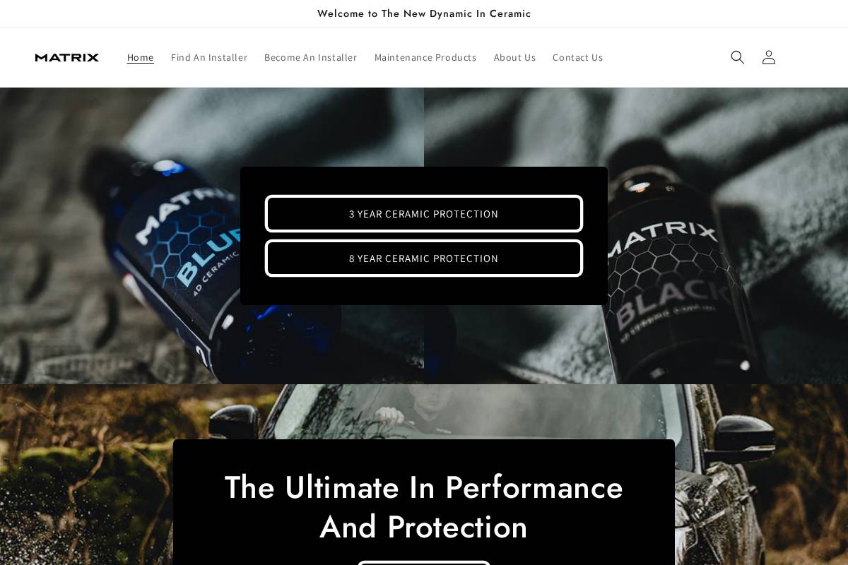 matrixceramicsusa.com homepage screenshot