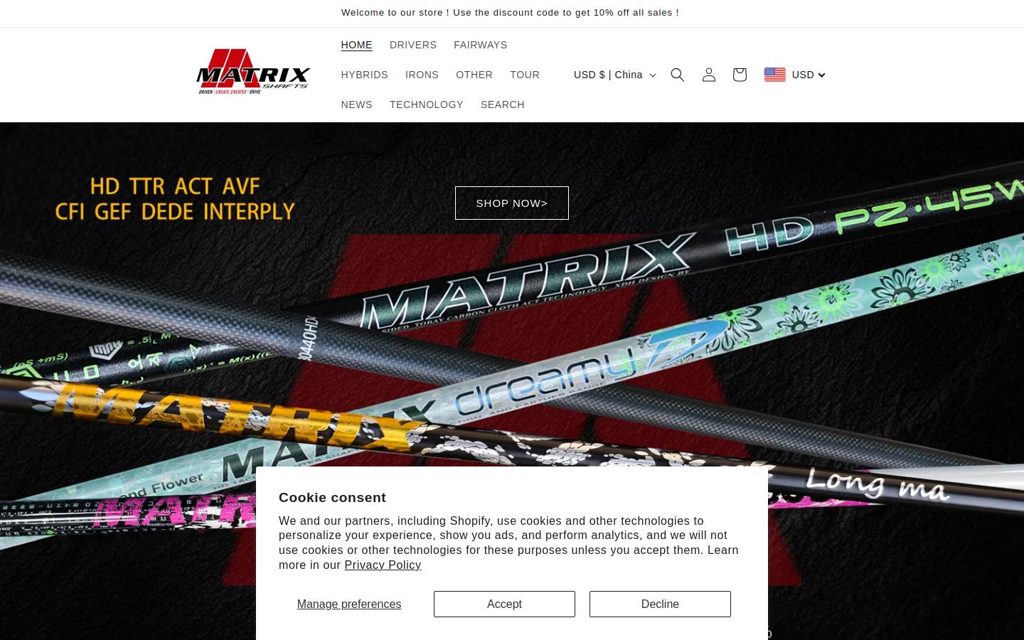 matrixozik.com homepage screenshot
