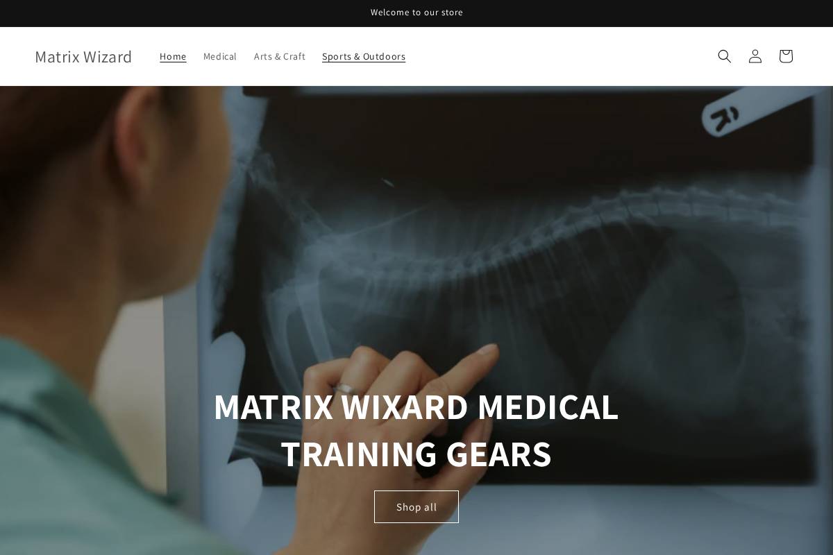 matrixwizard.com homepage screenshot