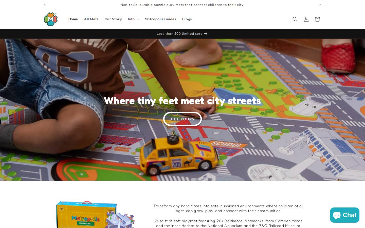 matropolis.co homepage screenshot