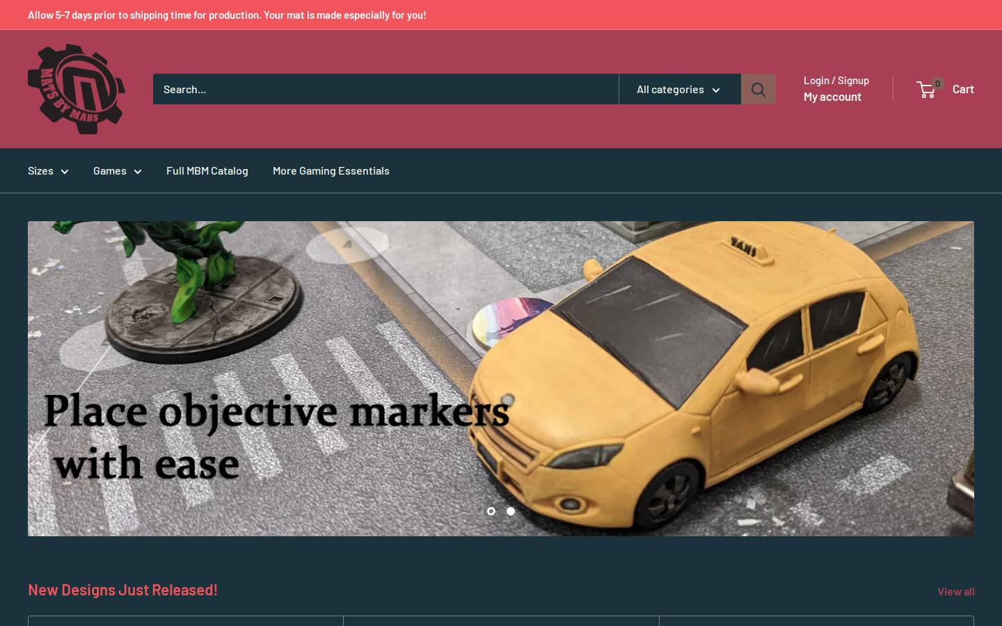 matsbymars.com homepage screenshot