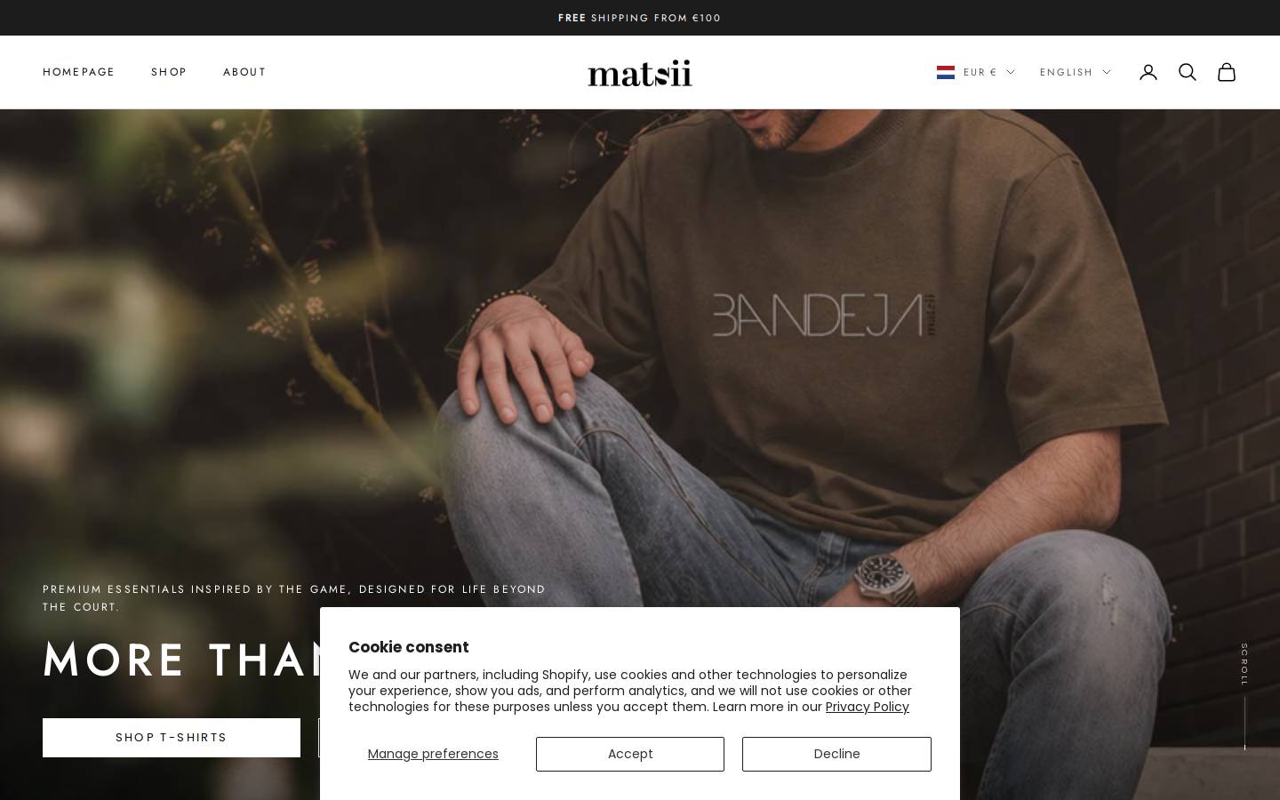 matsii.com homepage screenshot