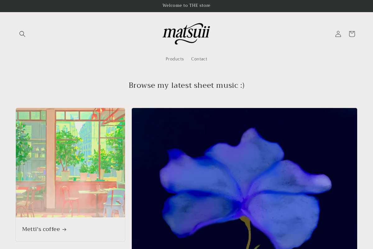 Matsuii homepage screenshot