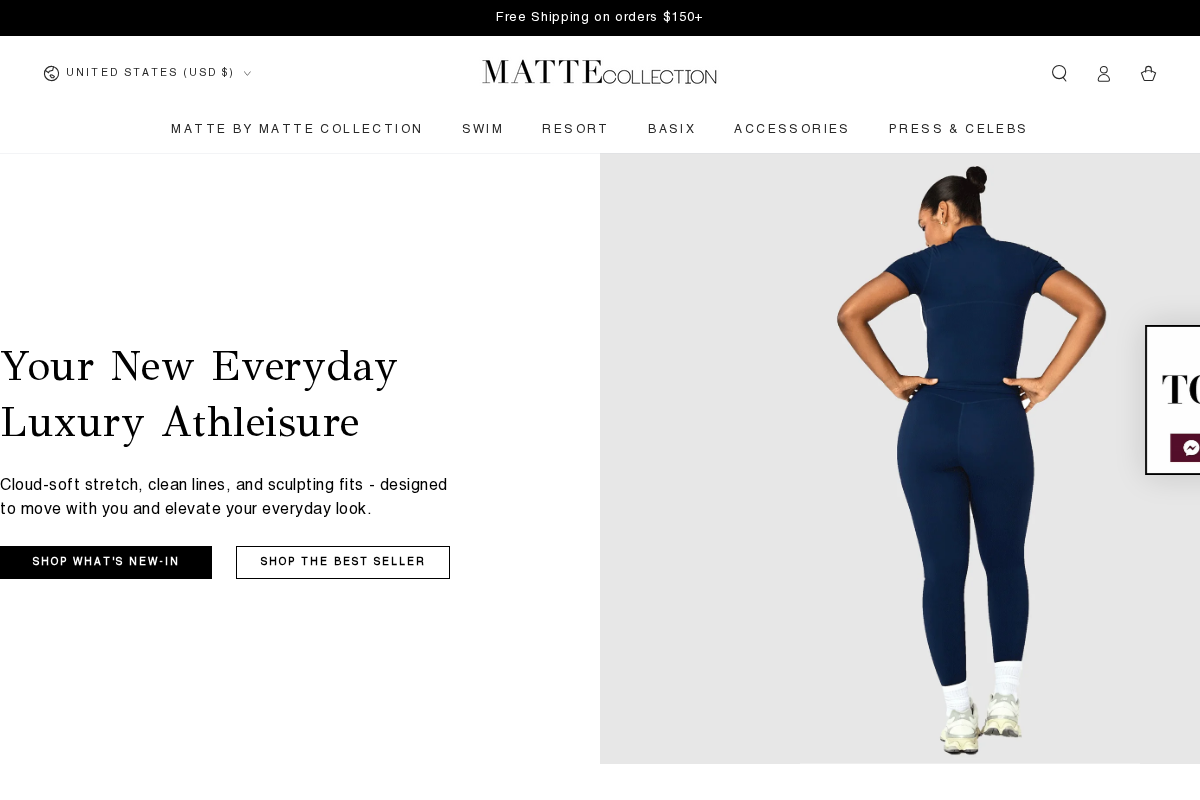 Mattecollection homepage screenshot