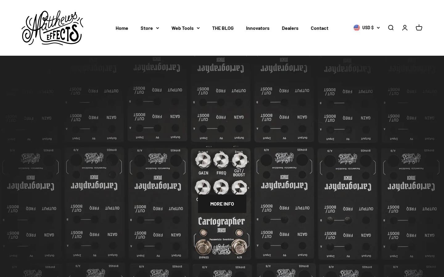 matthewseffects.com homepage screenshot