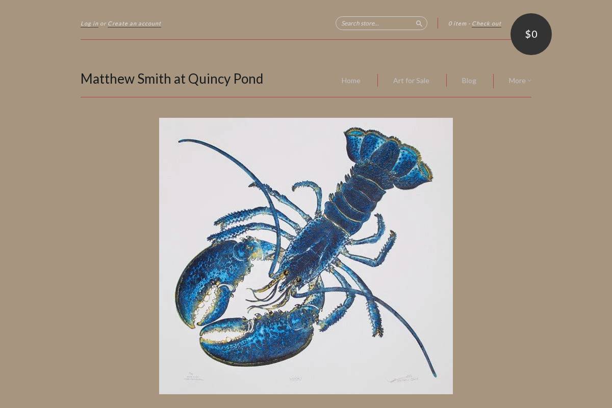 matthewsmithatquincypond.com homepage screenshot