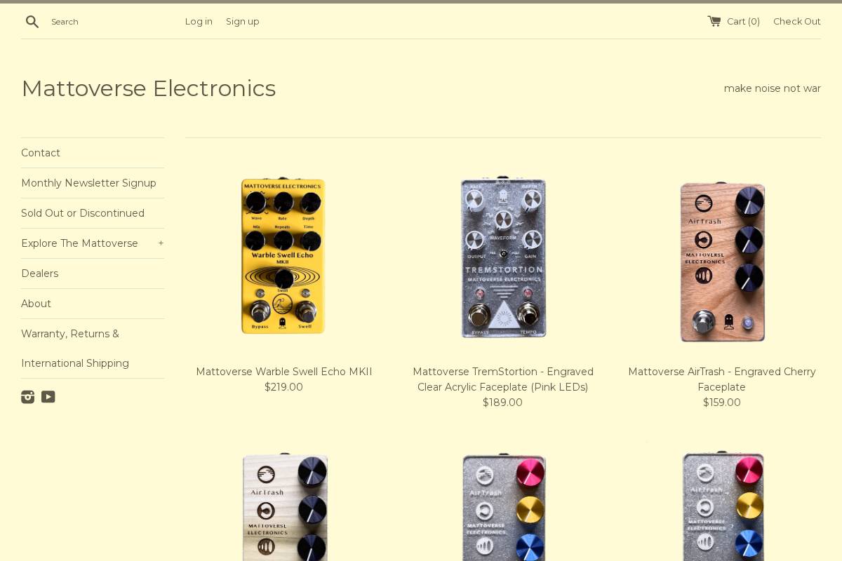 mattoverse.com homepage screenshot