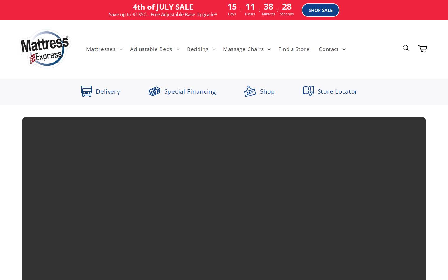 mattressexpressny.com homepage screenshot