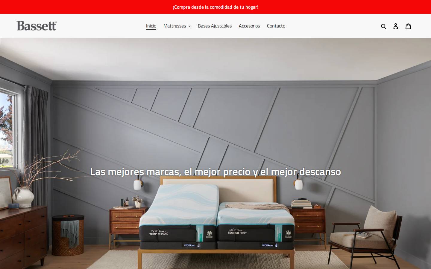mattresspr.com homepage screenshot
