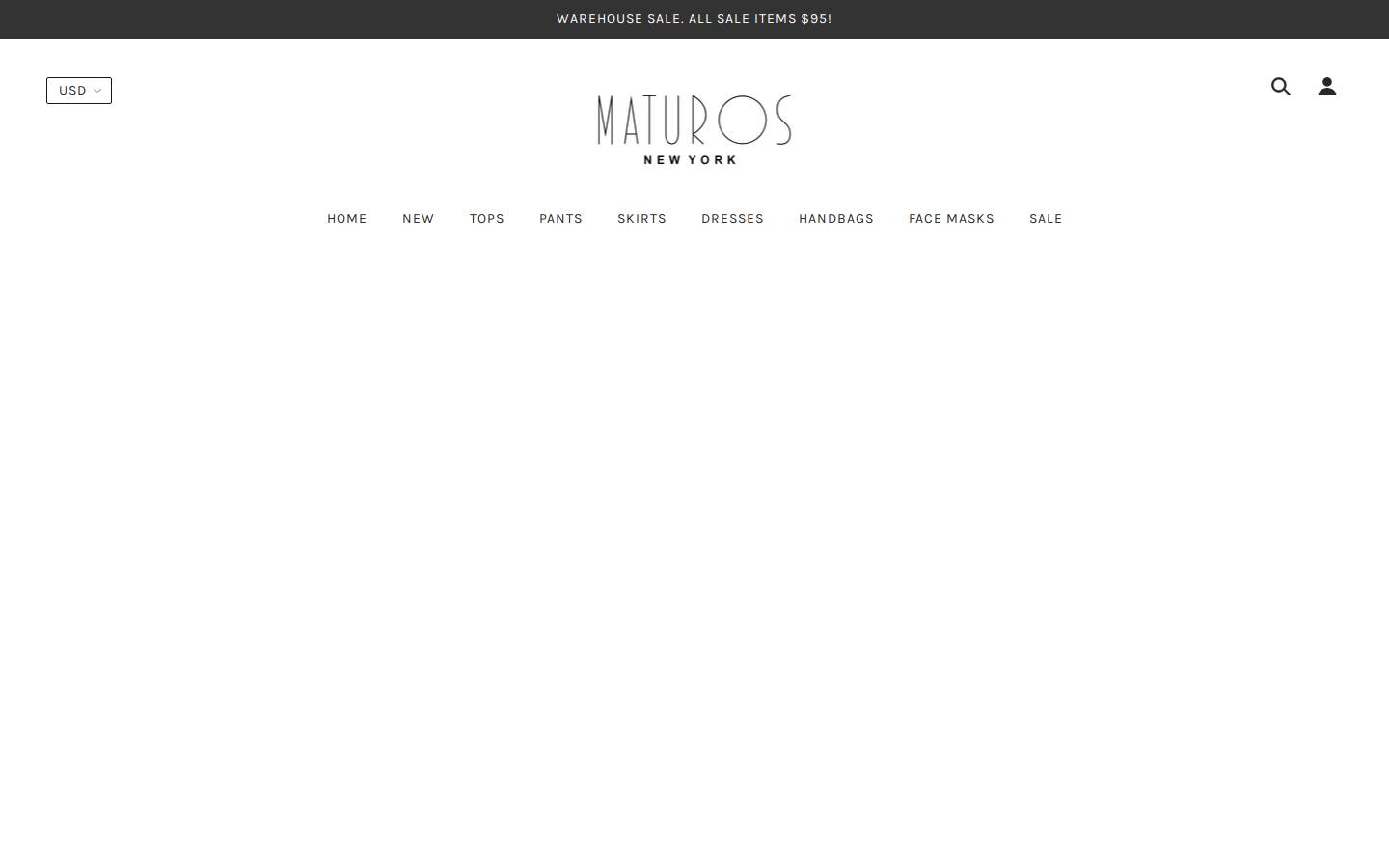 maturosnyc.com homepage screenshot