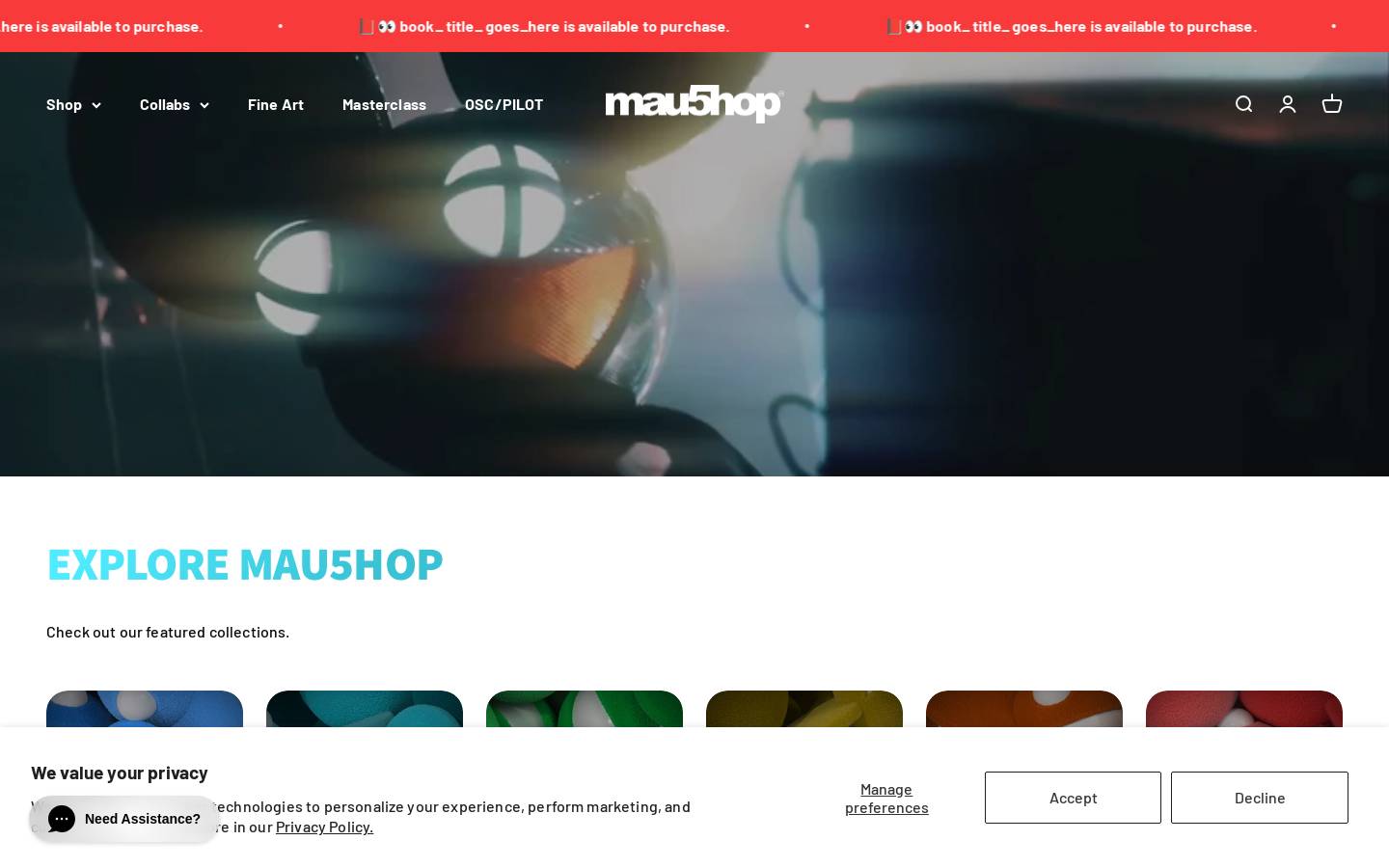 mau5hop.com homepage screenshot