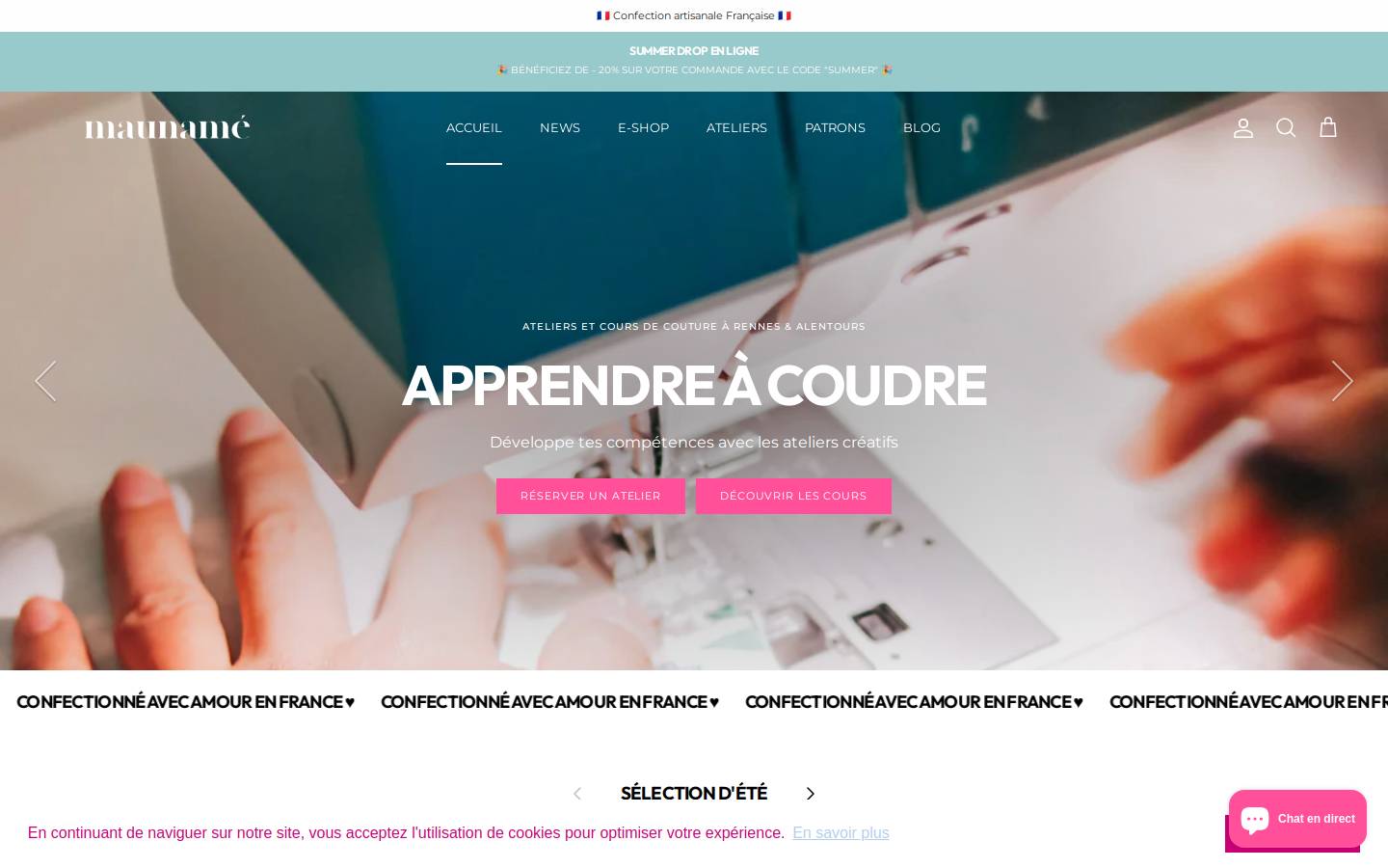 Mauname homepage screenshot