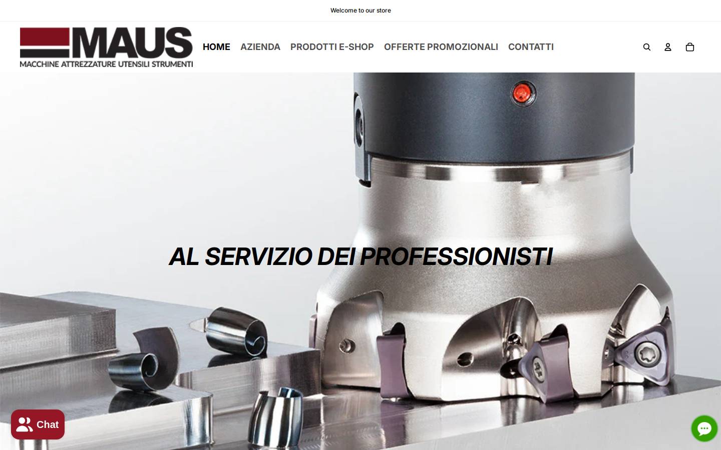 maus-tools.com homepage screenshot