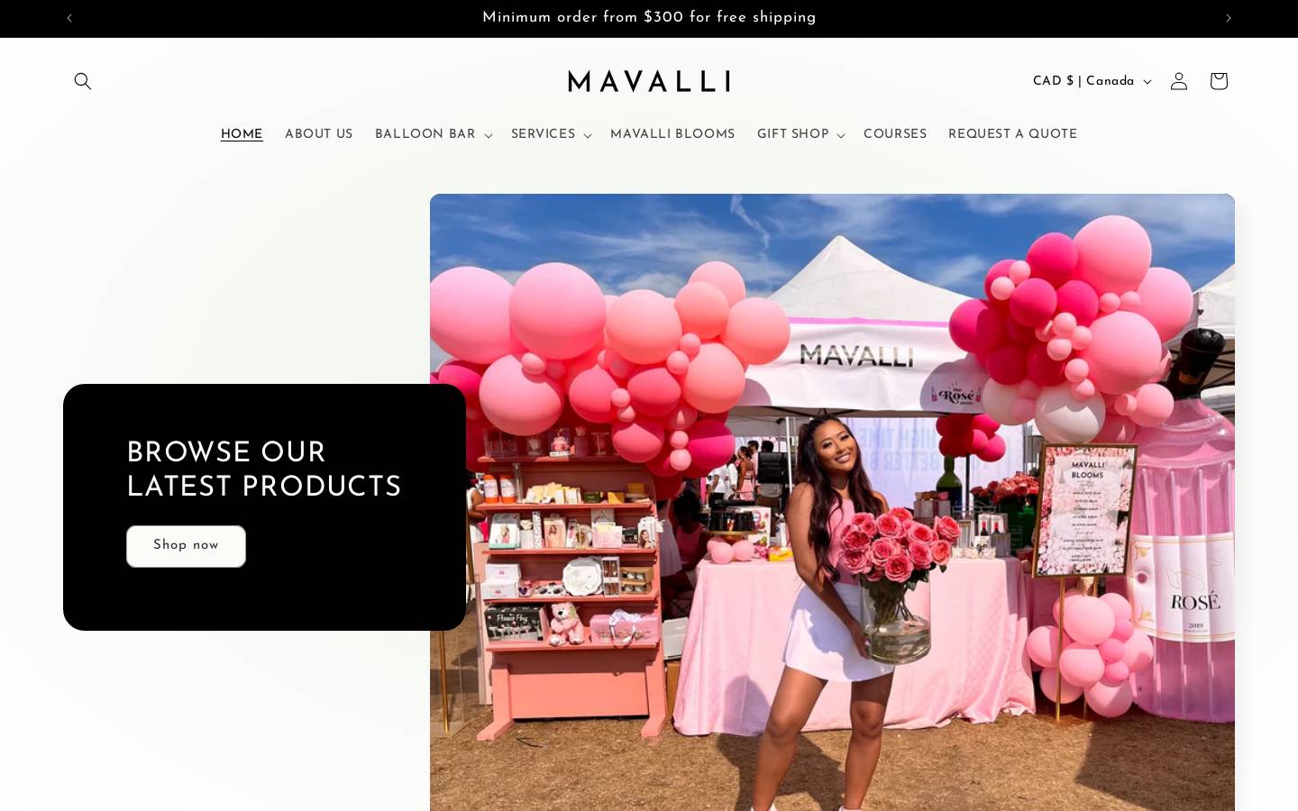 mavalli.com homepage screenshot