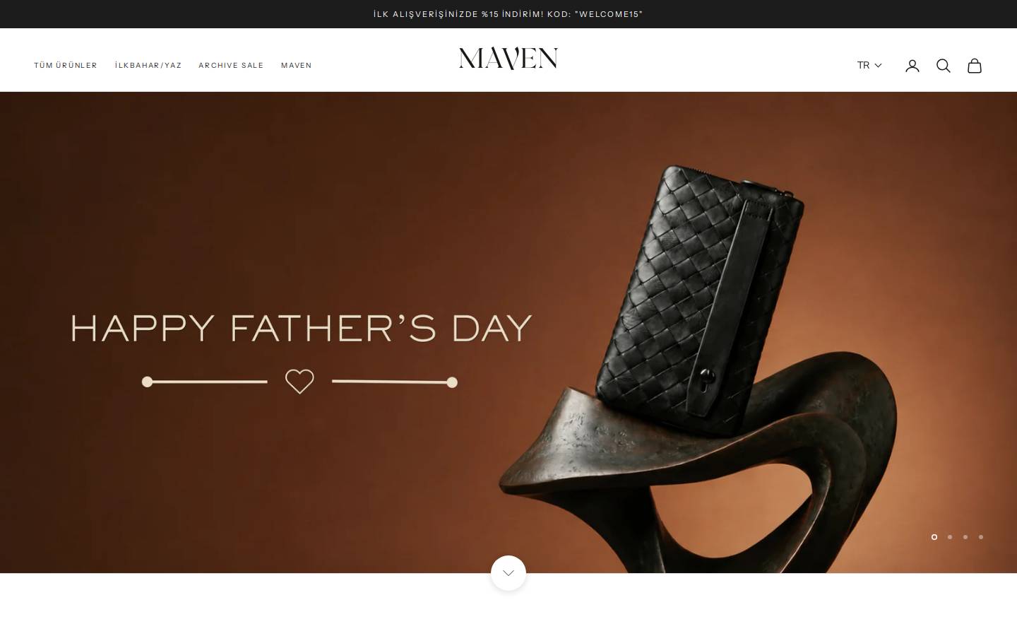 mavenbag.com homepage screenshot